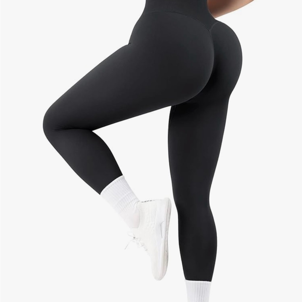 High-Rise Black Sculpting Leggings - Women